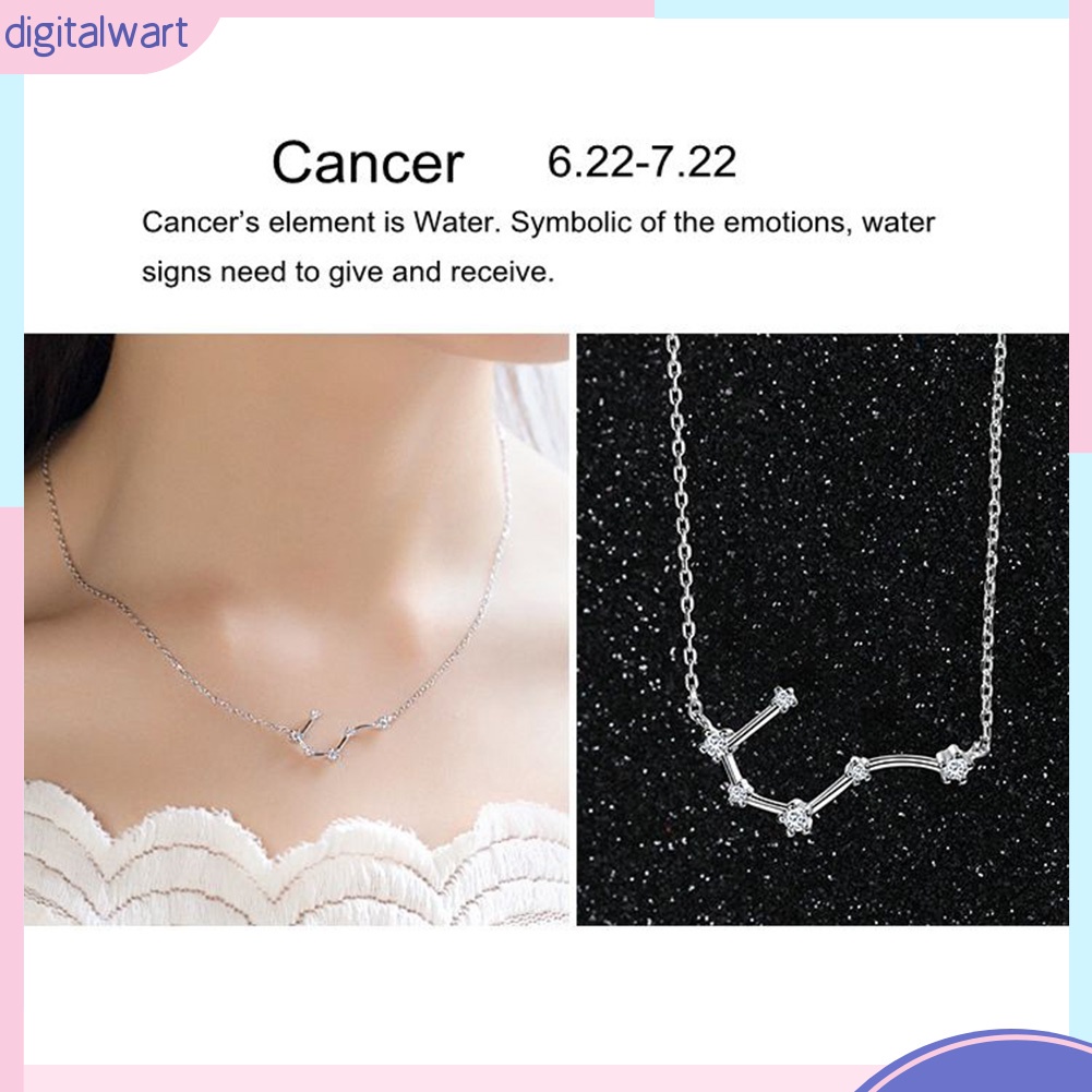 Dây Chuyền Mặt Chòm Sao Thiên Văn Đính Đá Thời Trang