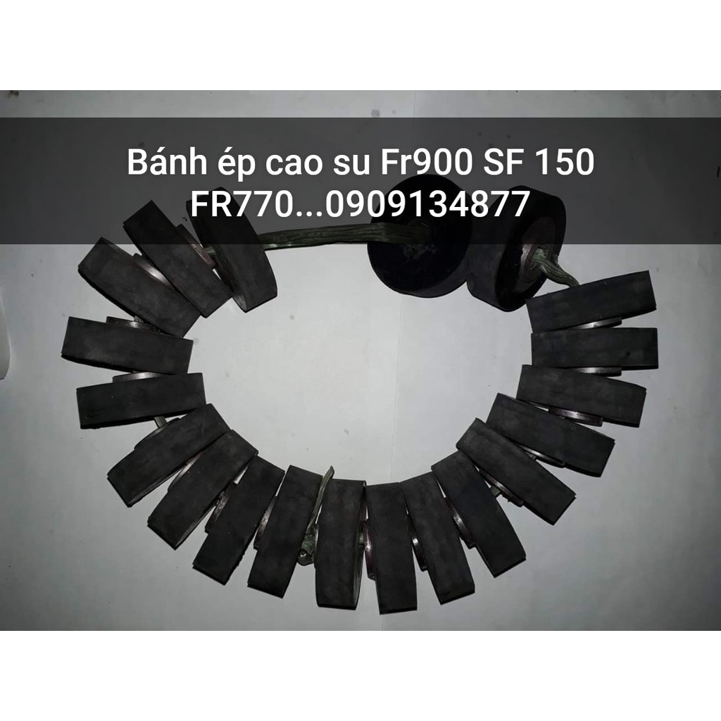 Cục ép cao su của máy hàn mép túi liên tục Fr900, bánh xe cao su máy hàn miệng túi Sf 150