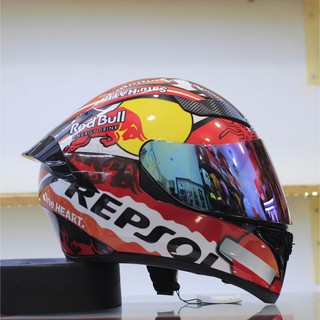 Nón FULLFACE ROC (1 kính) Lên tem Repsol