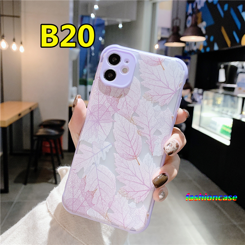 Ốp điện thoại hoa lá cho Samsung A21S A10S A20S A50 J7 Prime A51 J2 Prime A11 A30 A50S A30S A20 M11 M10S M40S A205 A305 | BigBuy360 - bigbuy360.vn