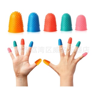 Đệm Cao Su Đeo Ngón Tay 5 Kích Cỡ 5 Màu Để Đếm Tiền