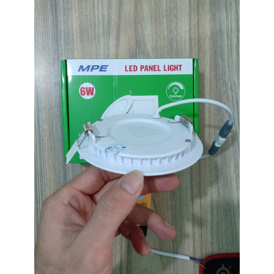 Đèn led âm trần 6w MPE RPL-6T -ánh sáng trắng khoét lổ 105mm
