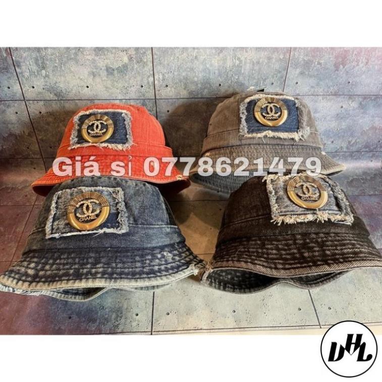Nón bo bucket rin mạc sắt neo tua thời trang