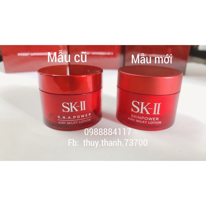 SKII KEM DƯỠNG ẨM TRẺ HÓA RNA 15g - RNA New Age - RNA Airy Milky