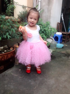 Váy Tutu thân len 