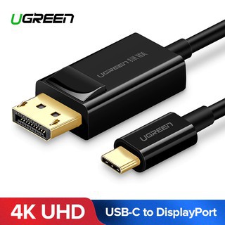 Cáp Chuyển USB Type C to Displayport Cao Cấp 4K Dài 1,5M Ugreen 40420 50994 MM139