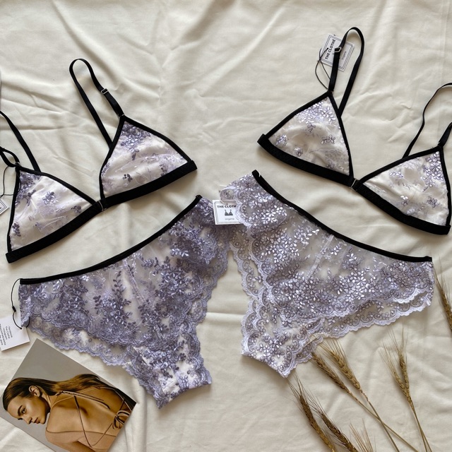 Bralette - Đồ Lót Thiết Kế - Set Lavender (Gồm Mút Rời) | BigBuy360 - bigbuy360.vn