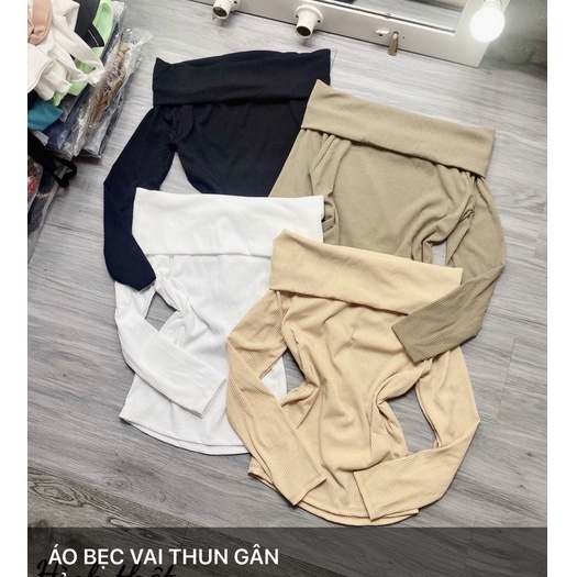 Áo Len Tăm Trễ Vai màu Cực Xinh