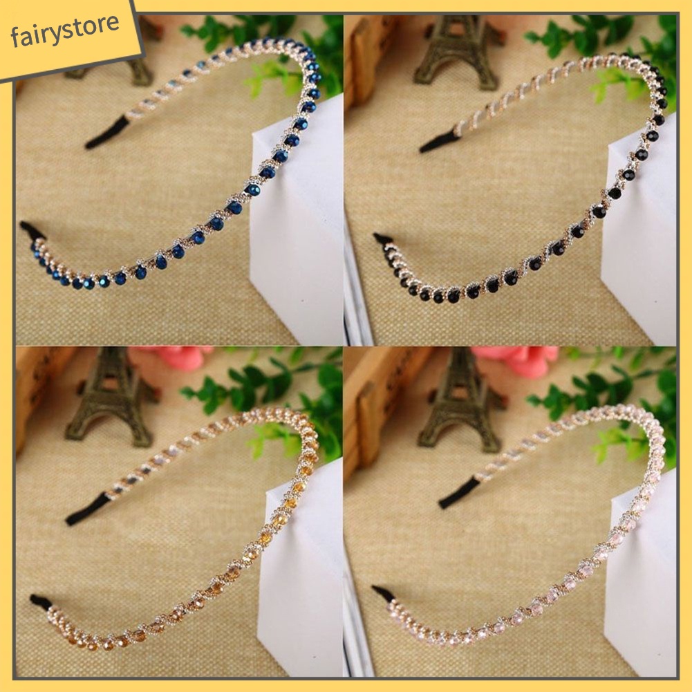 Cài tóc đính đá lấp lánh đơn giản dành cho phái đẹp