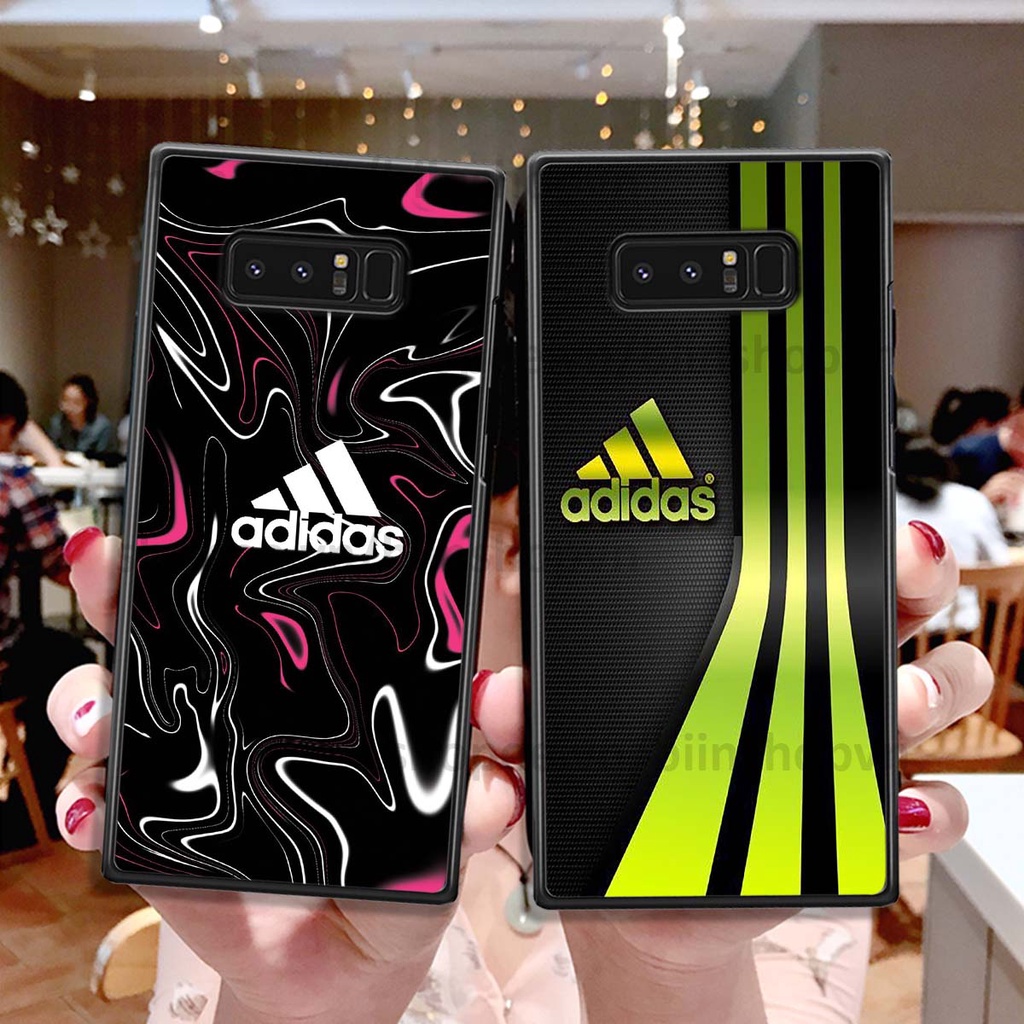 Ốp Samsung Note 8 in hình thương hiệu nhiều màu sắc thể thao cá tính thời trang