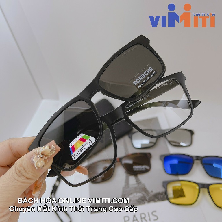 Mắt kính nam thời trang Porsche S120, Nam đeo rất đẹp, Bảo hành 2 năm, Tròng kính cao cấp Polarized chống tia UV 400