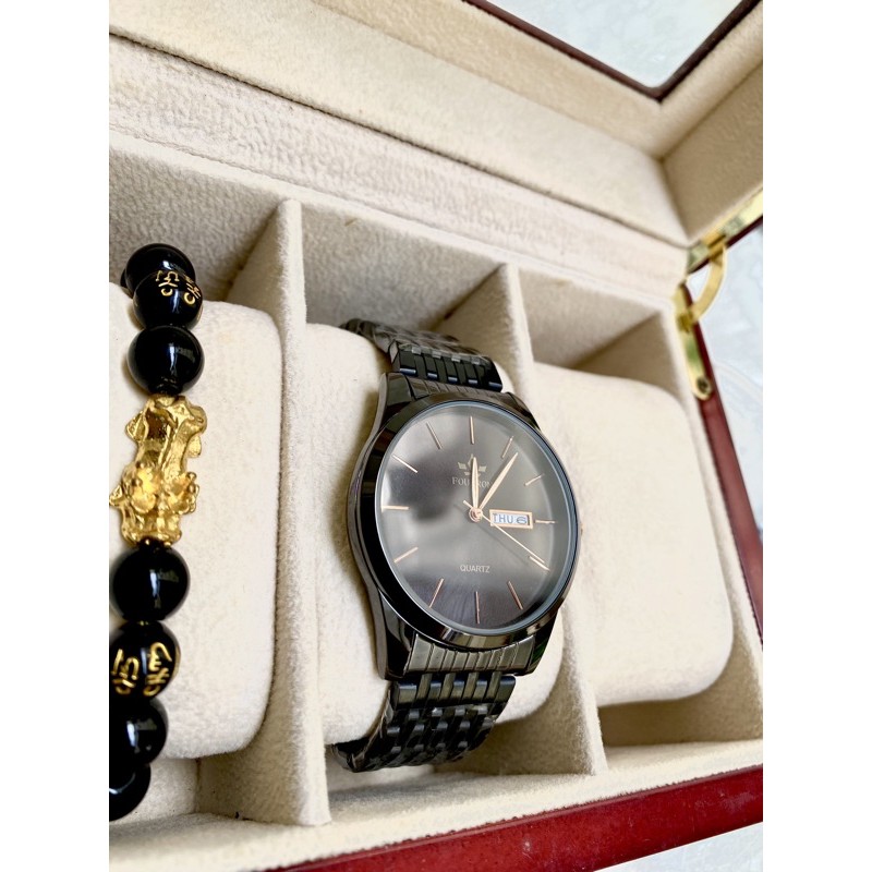 < GIÁ SIÊU SỐC > ĐỒNG HỒ NAM FOURRON Dây Thép Chống Gỉ, Tặng Kèm Vòng Tỳ Hưu | BigBuy360 - bigbuy360.vn