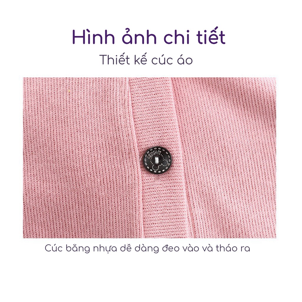 Áo Cardigan Cho Bé Từ 1 Đến 6 Tuổi Chất Len Min Đơn Giản Dễ Thương 5 Mẫu