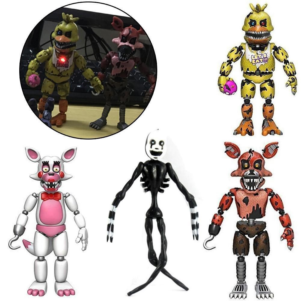 6pcs FNAF Five Nights at Freddy's Collection Action Figures Model Kids Toys