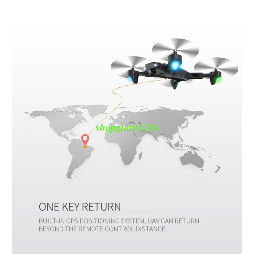 [Mã 159ELSALE hoàn 7% đơn 300K] Flycam quay video 4K thần thánh - Camera xoay 120 độ - F62 DRONE DISCOVERY 2