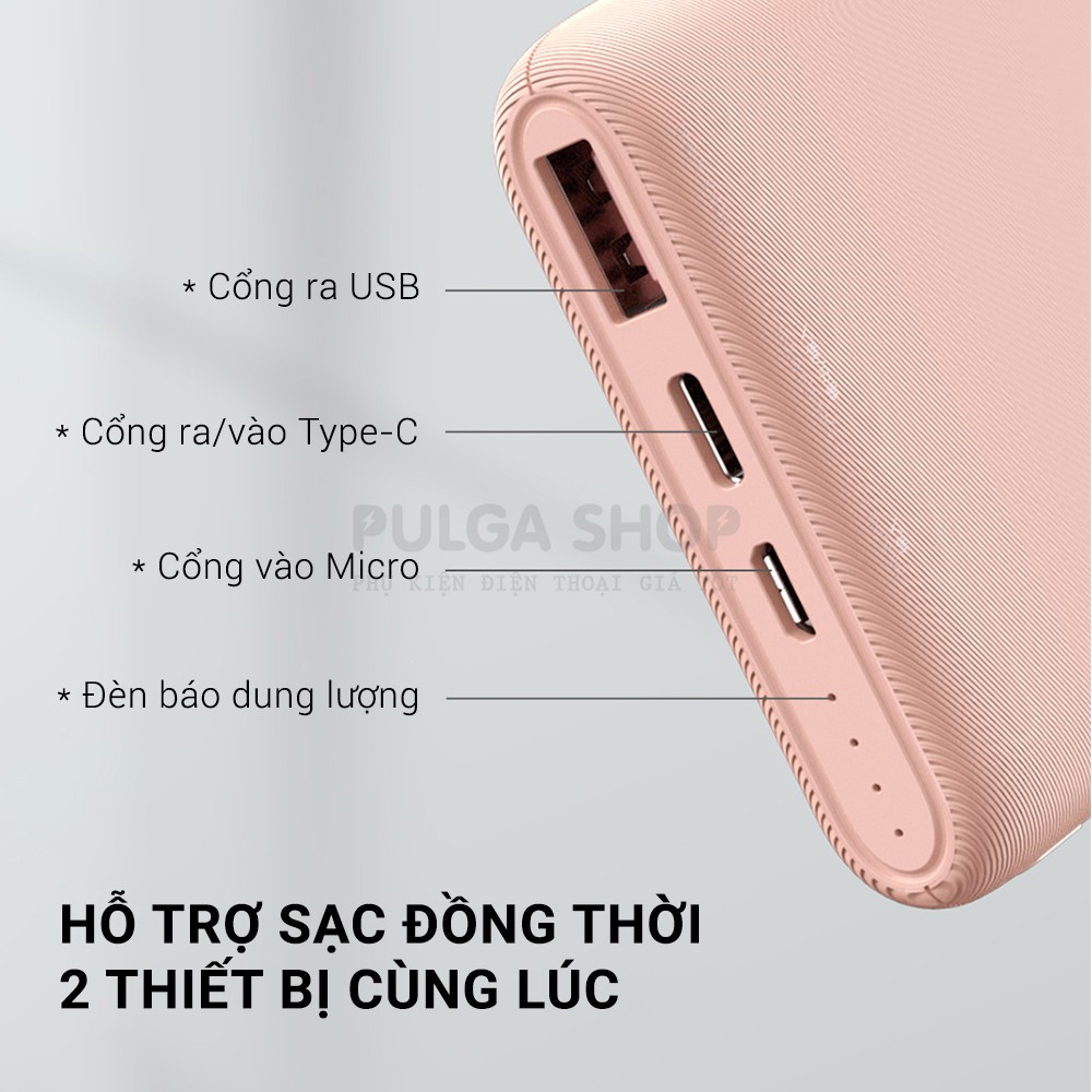 Sạc Dự Phòng Baseus 10000mAh Sạc Nhanh 18W Hỗ Trợ PD/QC3.0 Thiết Kế Nhỏ Gọn Cho Iphone Xiaomi Samsung Oppo Huawei Realme