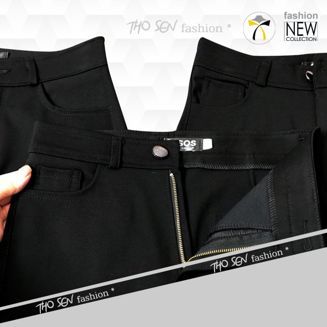 Quần Tregging Nữ Cạp Cao, Màu Đen Chất Vải Umi Hàn Dày Dặn, Siêu Co Giãn,Mặc Tôn Dáng, Chất Đẹp | BigBuy360 - bigbuy360.vn