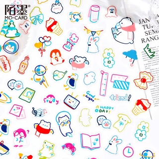 Sticker Pack Hoạt Hình Dễ Thương Set/45m