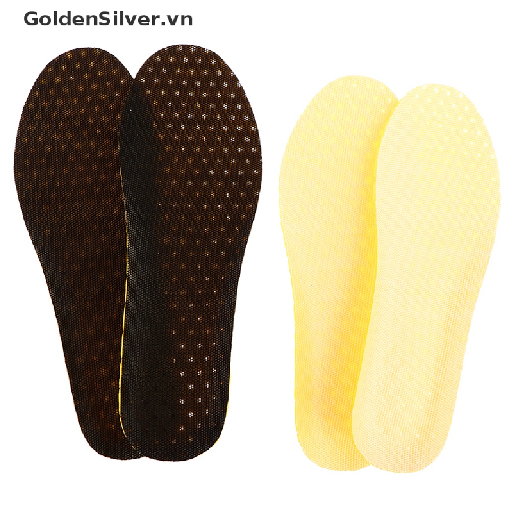 Set 2 Miếng Lót Giày Thể Thao Hỗ Trợ Chỉnh Hình Bằng Cao Su Non Cho Nam Và Nữ