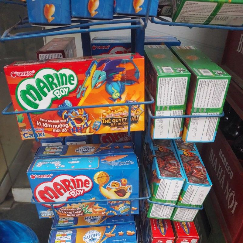 Bánh MARINE BOY, JUNGLE BOY ORION hộp 35G