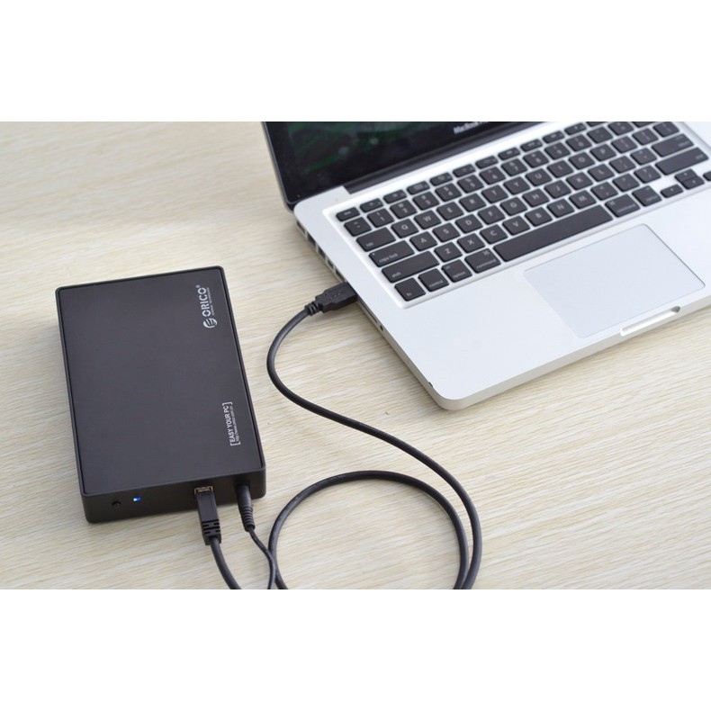 Hộp ổ cứng 3.5" và 2.5" SATA 3 USB 3.0 Type C (ORICO 3588C3)