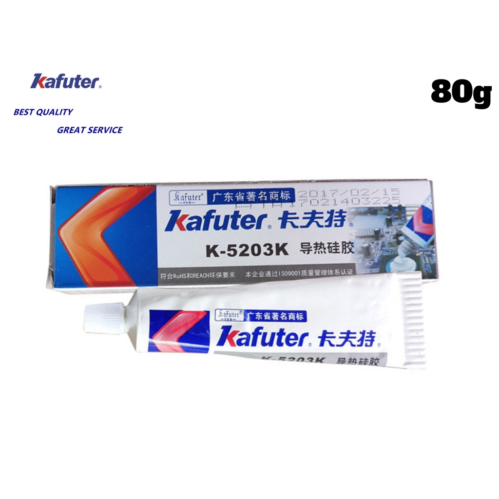 Keo Tản Nhiệt Chính Hãng Kafuter K-5203K Khô Nhanh Kết Dính Cao 80g