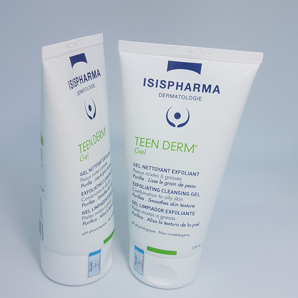 Teen Derm Gel Isis Pharma Sữa Rửa Mặt Giảm Nhờn, Ngừa Mụn 40mL/150Ml <Chính hãng> | BigBuy360 - bigbuy360.vn