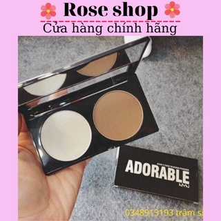 Phấn 2 linght tạo khối NYX ADORABLE cao cấp