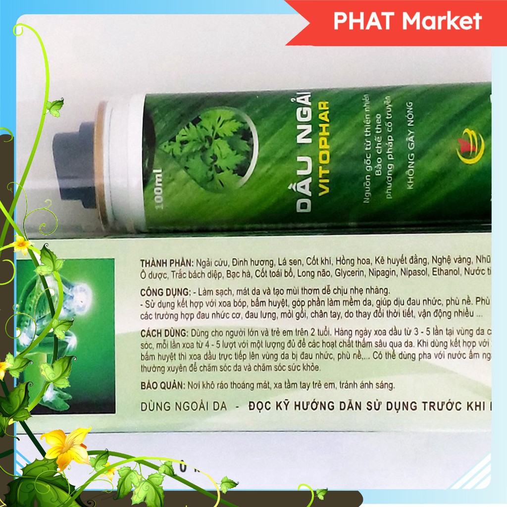 Tinh dầu ngải cứu  -  PMA -  hỗ trợ tốt cho điều trị nhức mỏi xương khớp thoái hóa cột sống - vận động nhiều | BigBuy360 - bigbuy360.vn