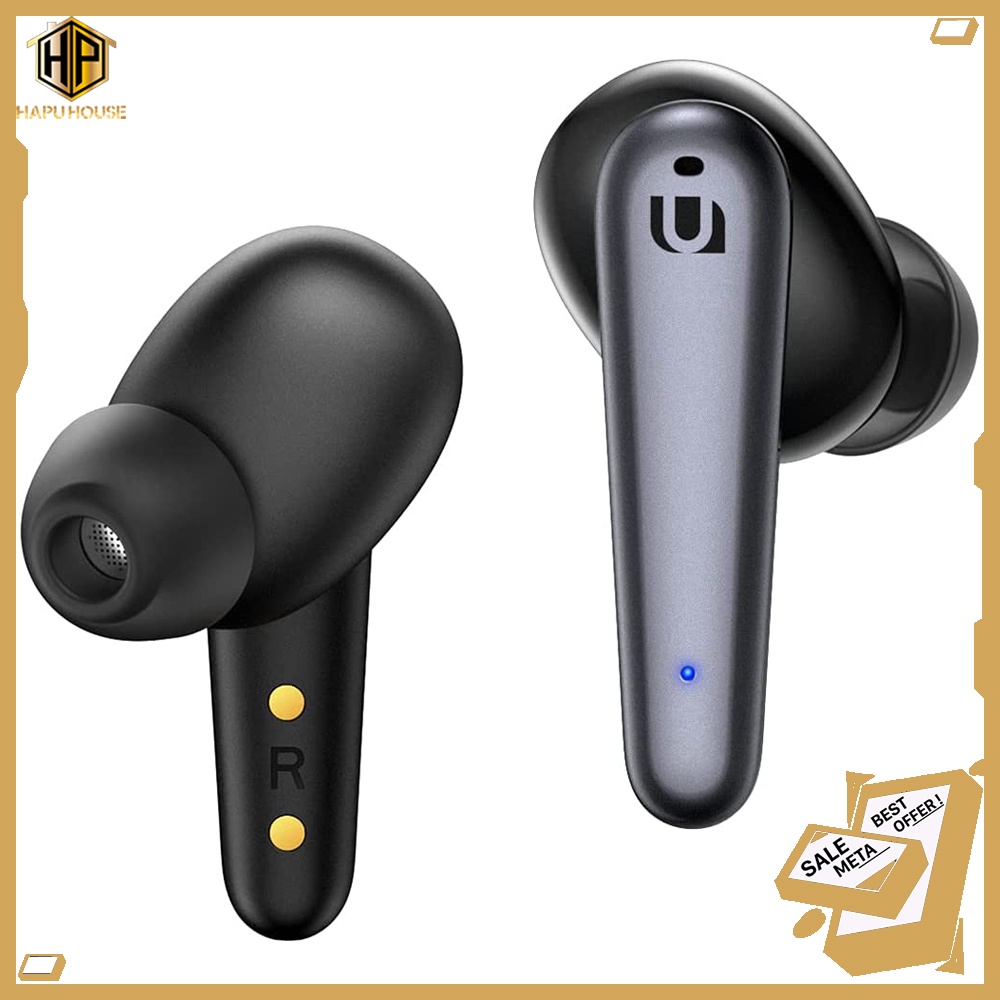 Tai nghe không dây màu đen Ugreen 80651 HiTune T1 Bluetooth 5.0 cao cấp - Hapuhouse