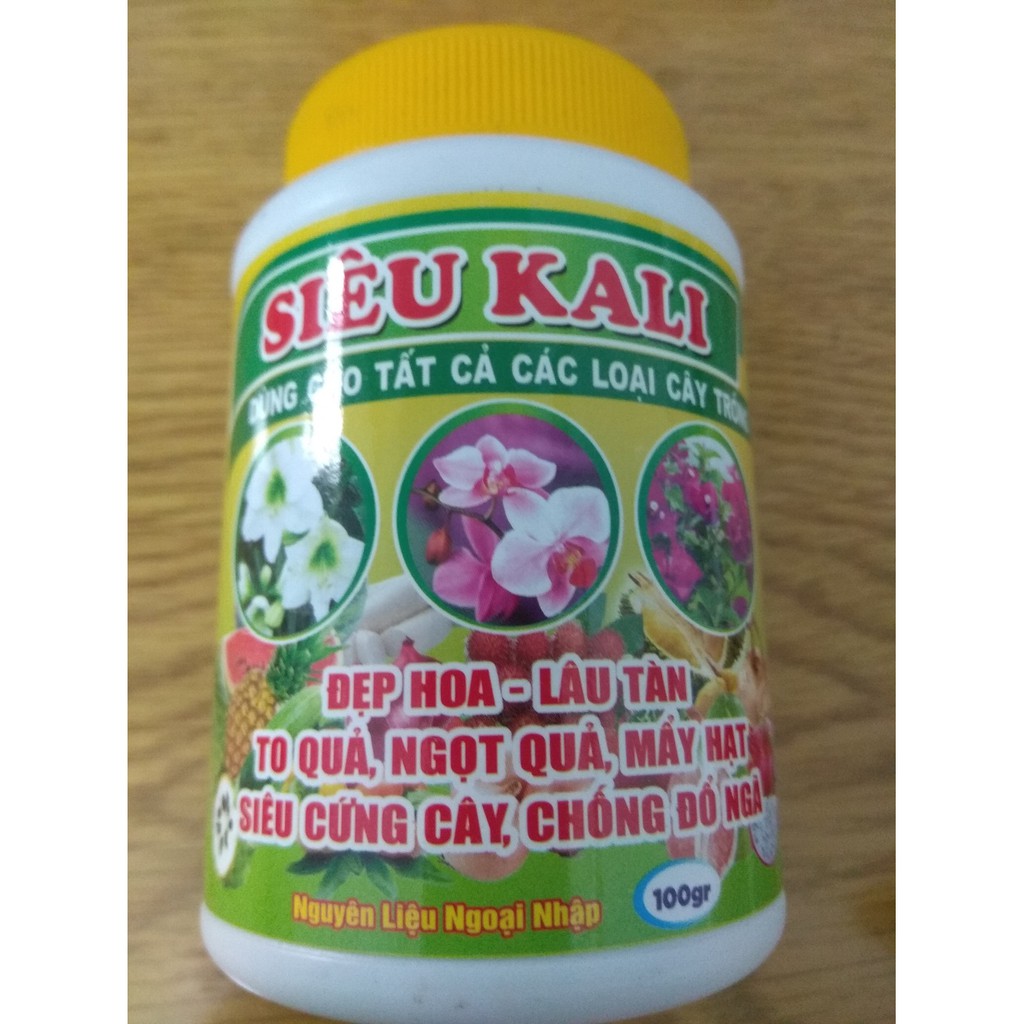 Phân bón vi lương siêu kali - bomax chai 100 gram