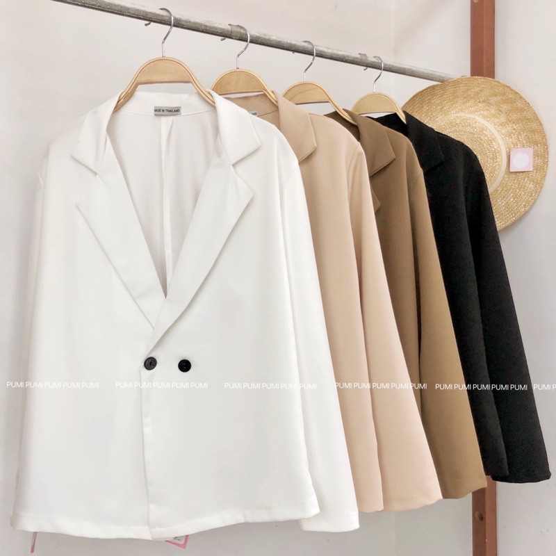 Áo khoác vest 1 lớp 2 nút Pumi | BigBuy360 - bigbuy360.vn