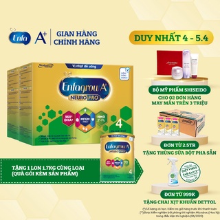 Bộ 2 hộp Sữa bột Enfagrow A+ Neuropro 4 Vị thanh mát – 3.3kg/hộp