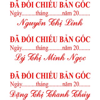 Khắc Con Dấu 2-3 Dòng Thương Hiệu Shiny S223, S843