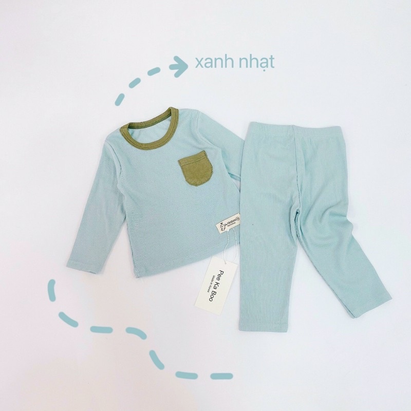 Bộ thun gân mềm mịn cho bé trai/ bé gái cực xinh