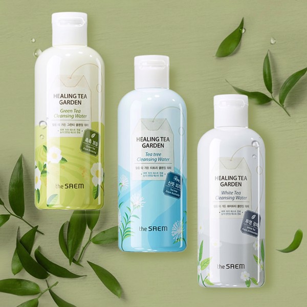 (500ml-The Saem) Nước tẩy trang Healing Tea Garden Cleansing Water 500ml
