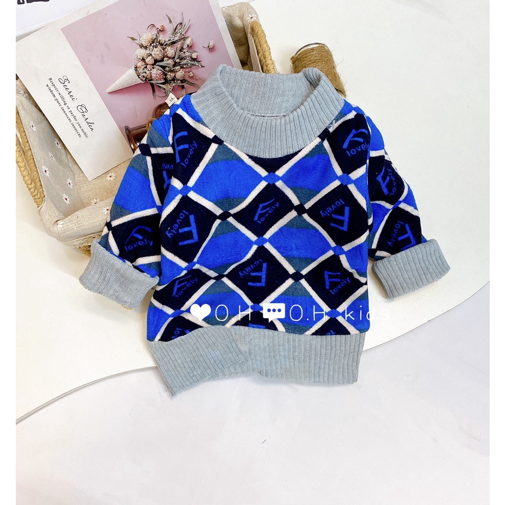 Áo nhung lông hàng Quảng Châu cho bé trai, bé gái