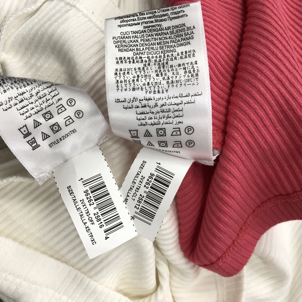 Áo dây BCBG thun gân dây lệch 2M