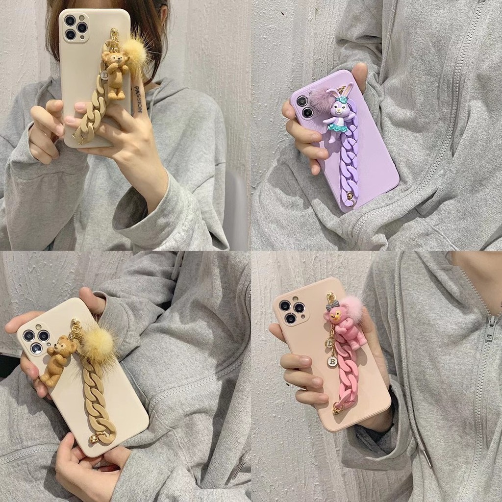 Ốp Điện Thoại tpu Hình Gấu Bông Dễ Thương Cho iphone 7 7 plus8 8plus xr x / xs xs max 11 11 pro 11 pro max 13 pro max 14pro max 14 plus