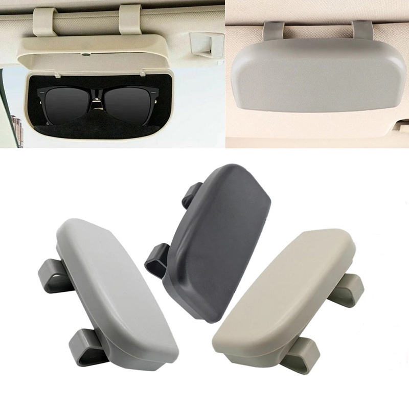 Hộp Đựng Mắt Kính Bằng Nhựa ABS Chống Sốc 3 Màu Cho Xe Hơi