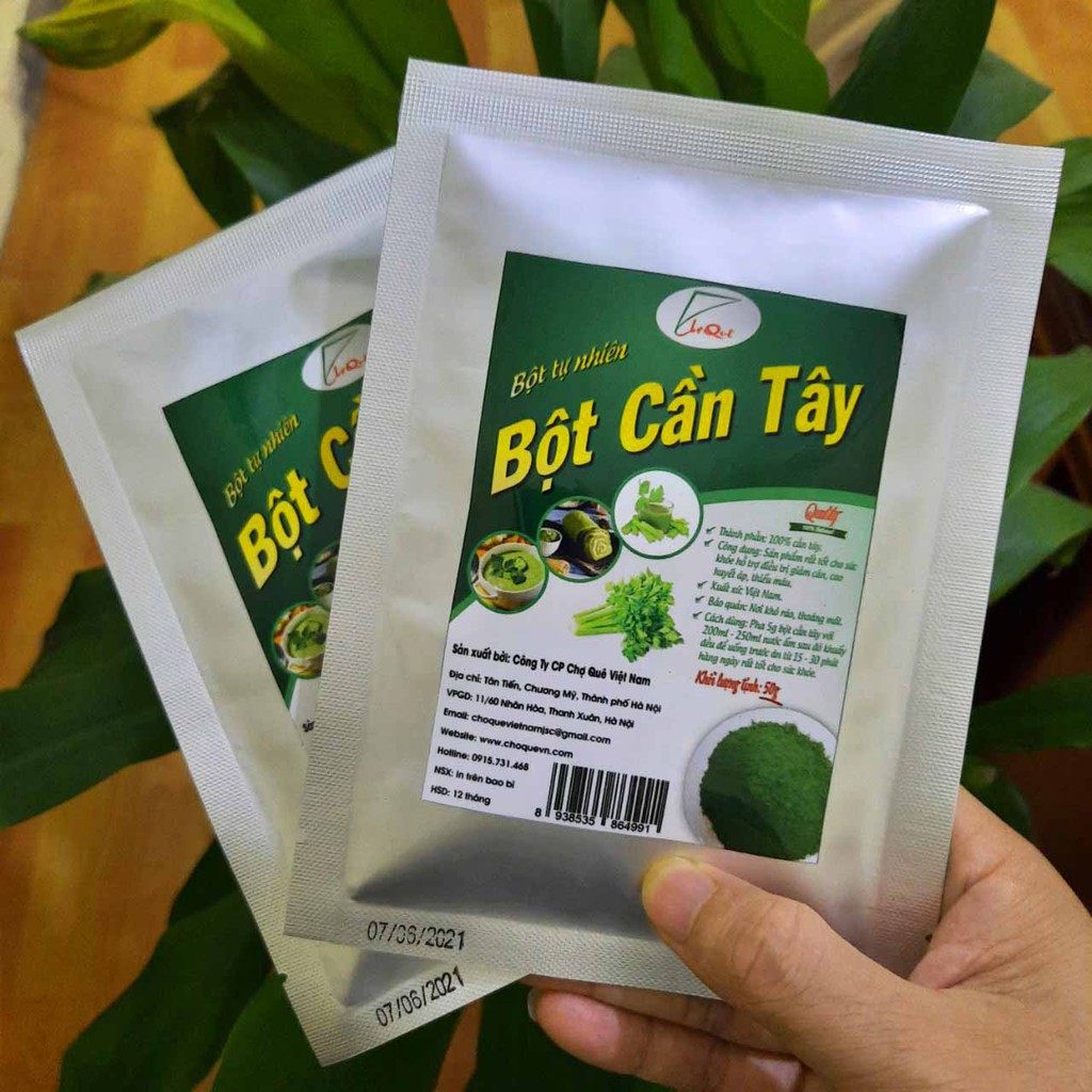 BỘT CẦN TÂY GIẢM CÂN 50G NGUYÊN CHẤT SẤY LẠNH