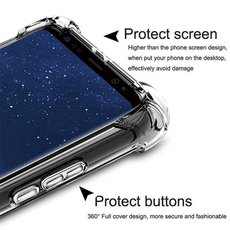 Ốp điện thoại TPU mỏng trong suốt chống trầy cho Samsung Galaxy S9 Plus A5 A7 A8+ 2018