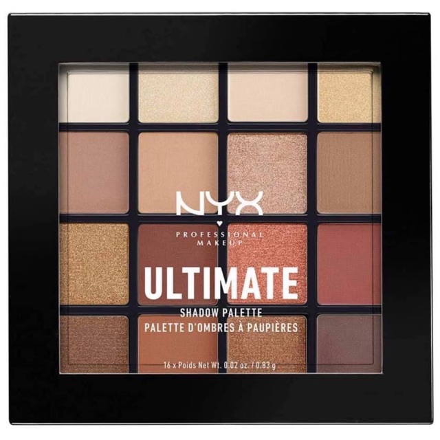 Bộ phấn mắt NYX PROFESSIONAL MAKEUP Ultimate Shadow Palette, Eyeshadow Palette nhập khẩu USA