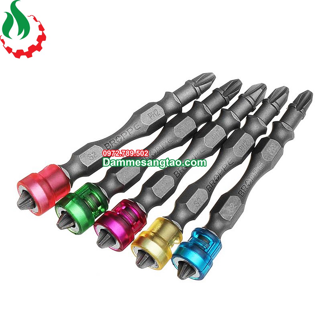 Mũi vít 4 cạnh có nam châm trợ lực Bropee