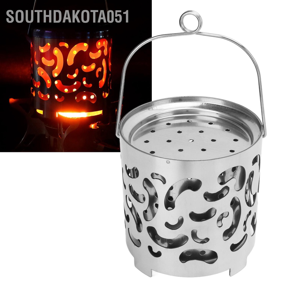 [Hàng HOT] Lò Sưởi cắm trại ngoài trời Mini bằng thép không gỉ đa chức năng di động - Lò Sưởi Ấm Bằng Ga【Southdakota051】