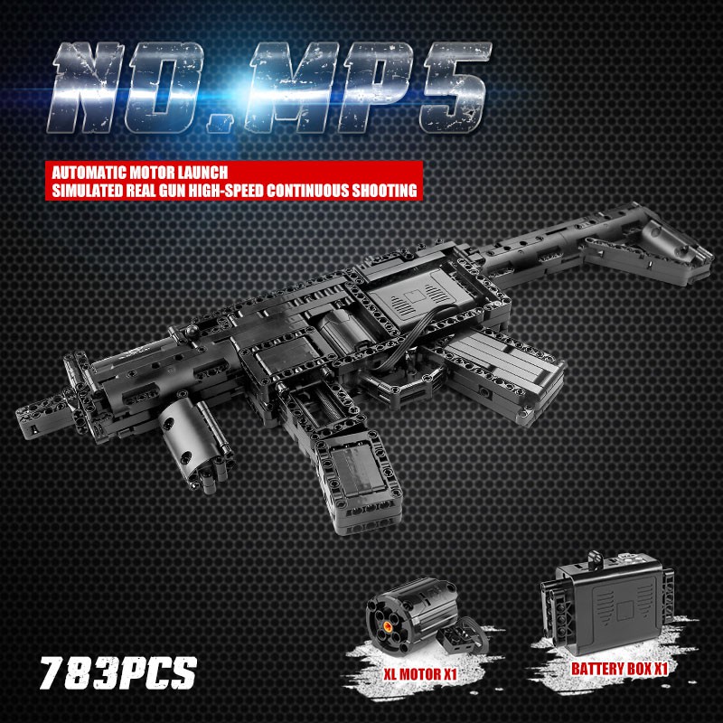 Đồ chơi Lắp ghép Mô hình Technic Mould king 14001 MP5 Xếp hình gồm giá sốc rẻ nhất