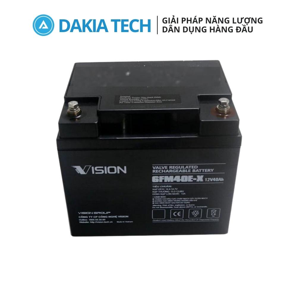 Ắc quy Vision 6FM40E-X 12V 40Ah
