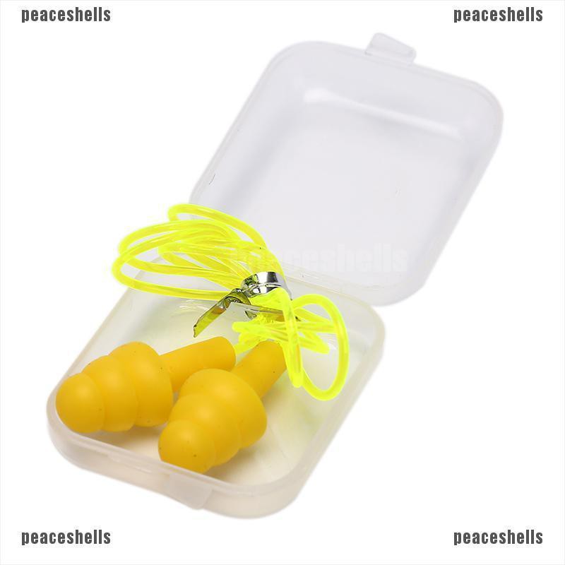 Nút Bịt Tai Chống Ồn Bằng Silicone Có Thể Tái Sử Dụng