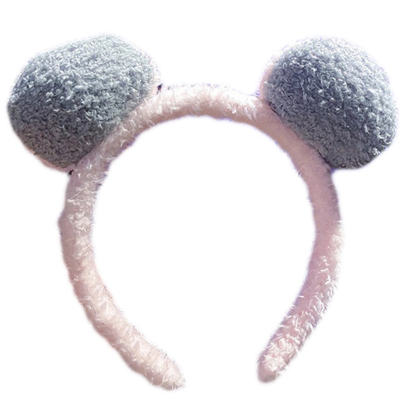 Flgo Băng Đô Trang Điểm Lông Xù Dễ Thương Dành Cho Bạn Nữ