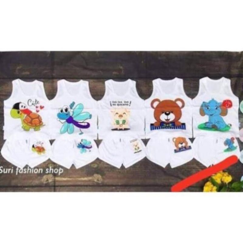 Set 5 bộ cotton bé trai/gái từ 3_15kg